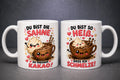 Sahne und Kakao Tasse