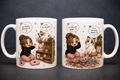 Tasse Katze & Vase