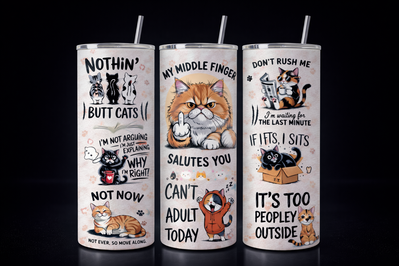 Tumbler Katze