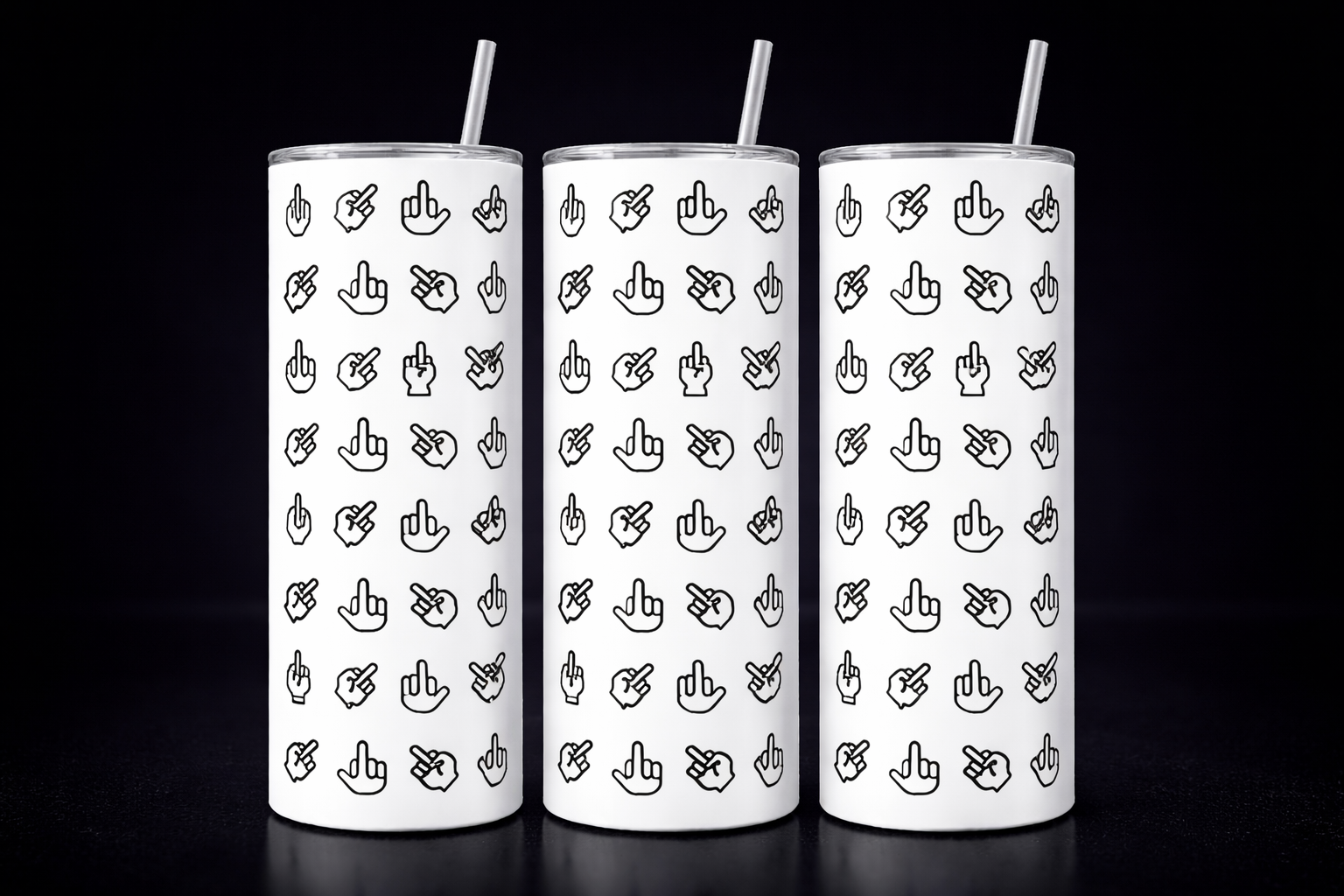 Tumbler Mittelfinger