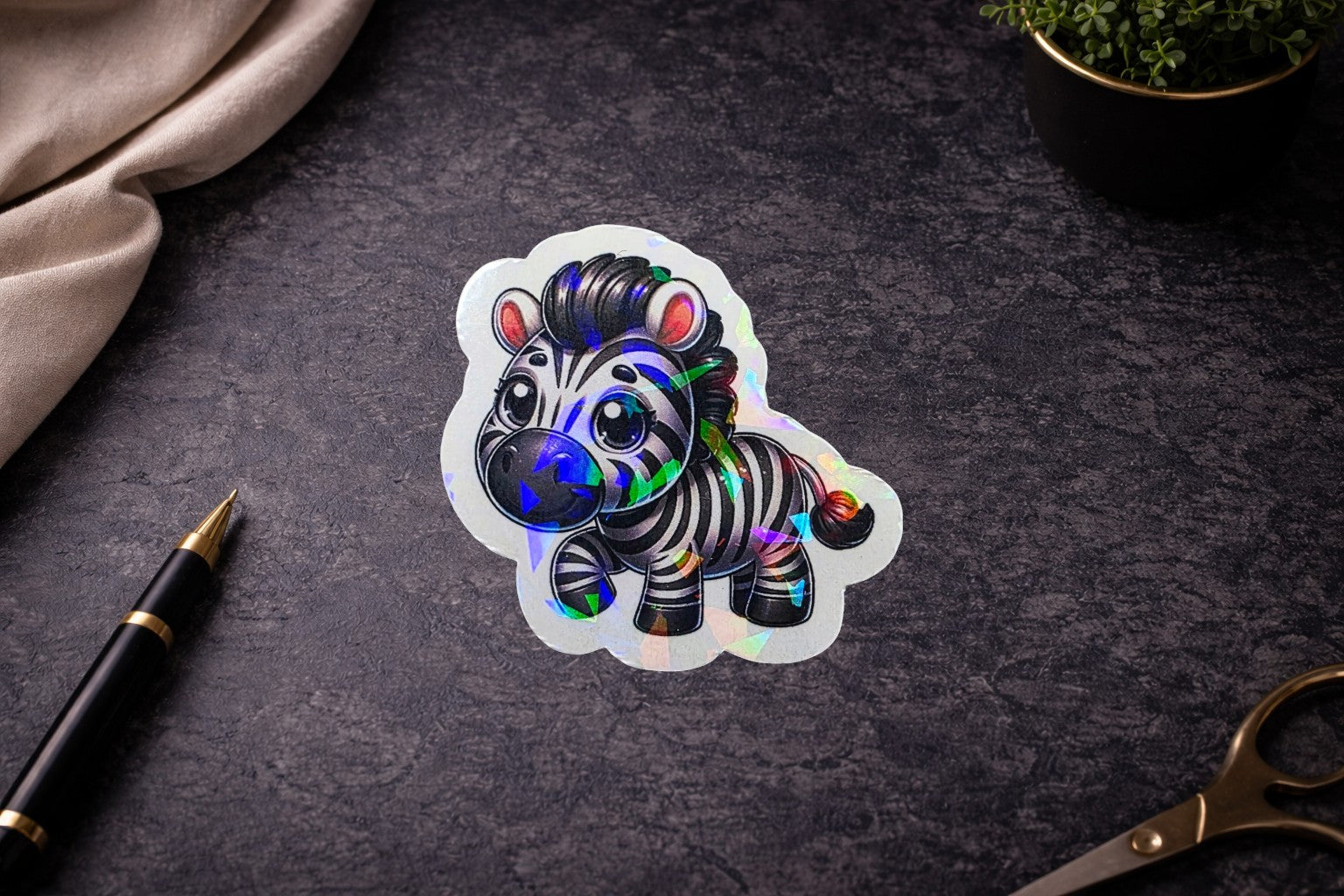 Zebra Sticker