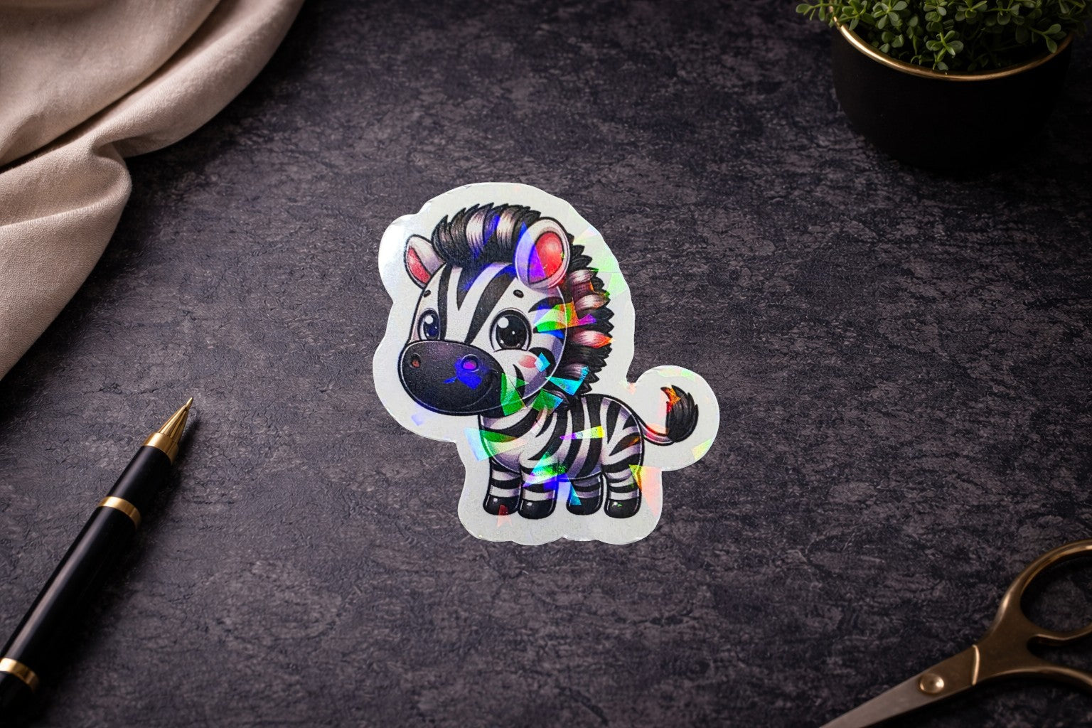 Zebra Sticker