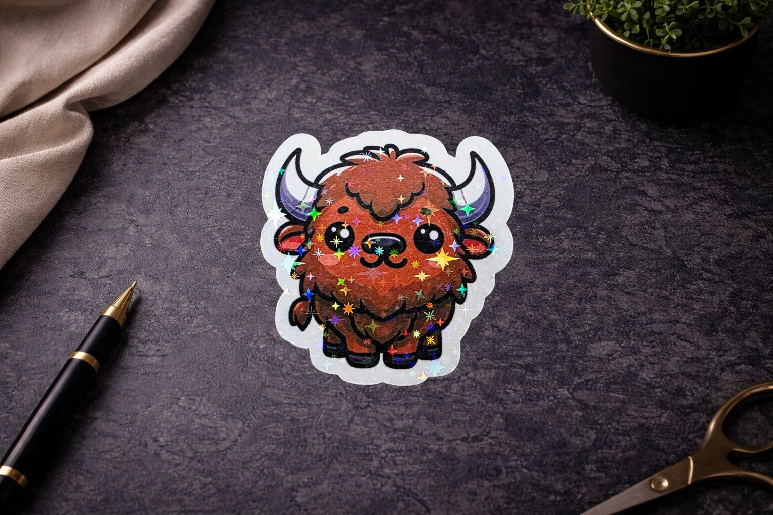 Bull Sticker