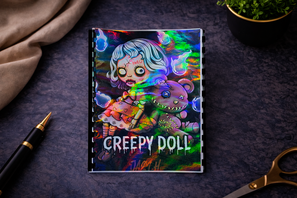 Horror Puppe Malbuch