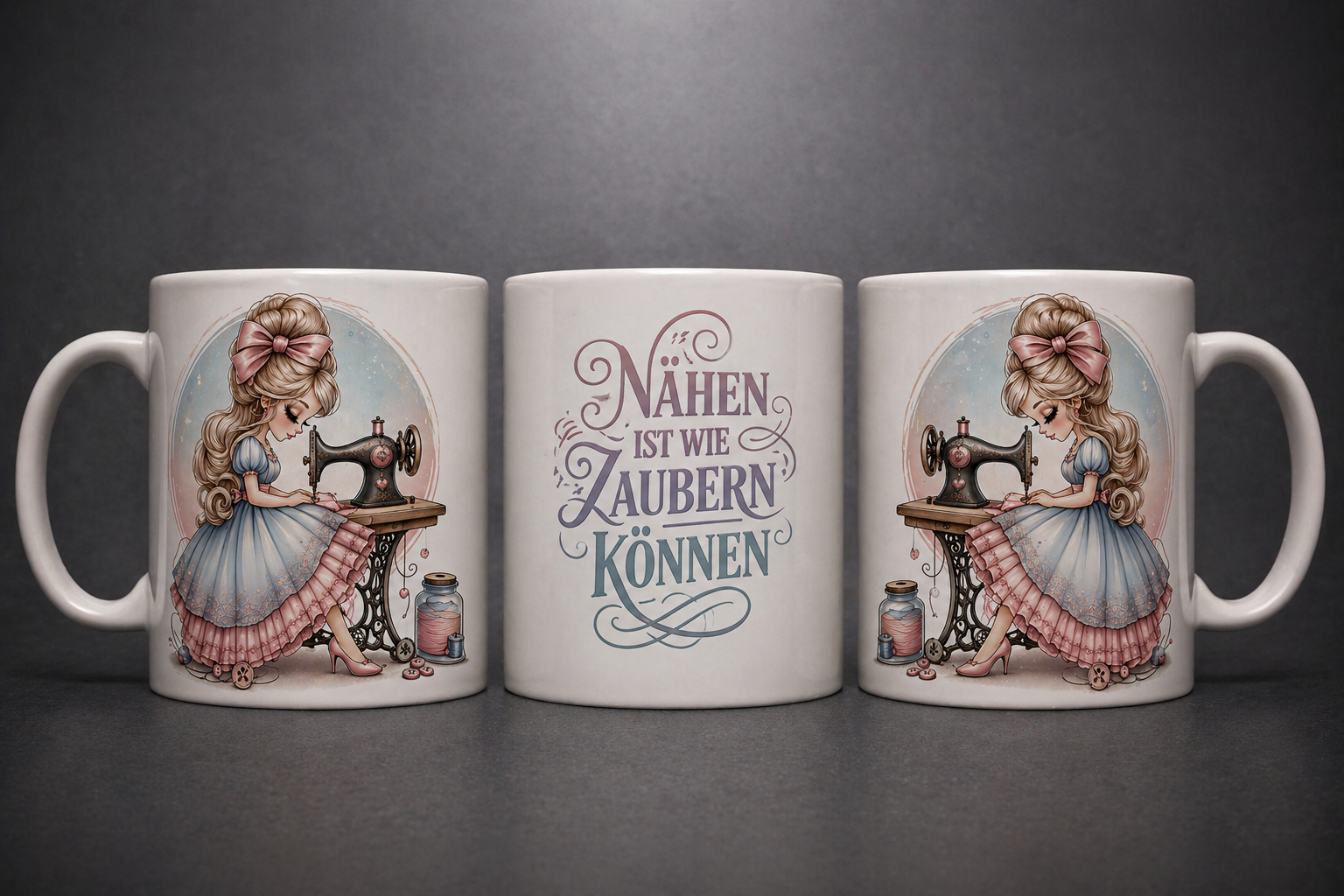 Nähen Tasse