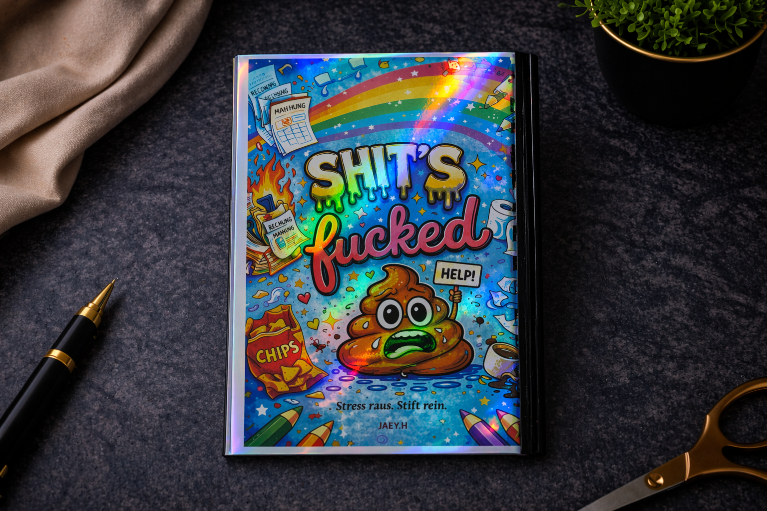 Shit, fucked Malbuch