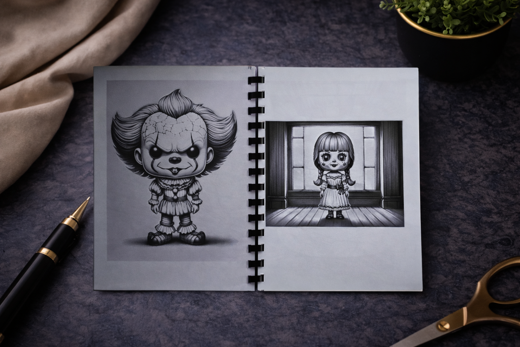 Slasher Malbuch