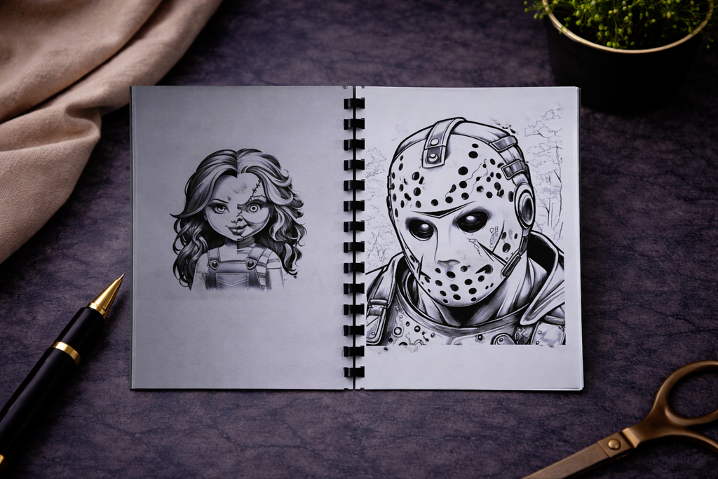 Slasher Malbuch