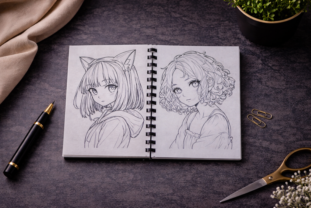 Manga Malbuch