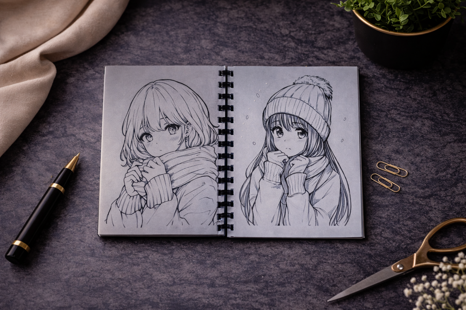 Manga Malbuch