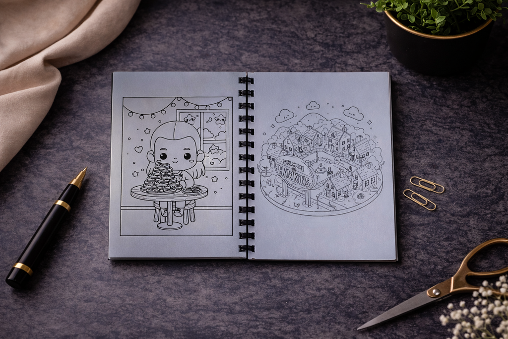 Stranger Things Malbuch
