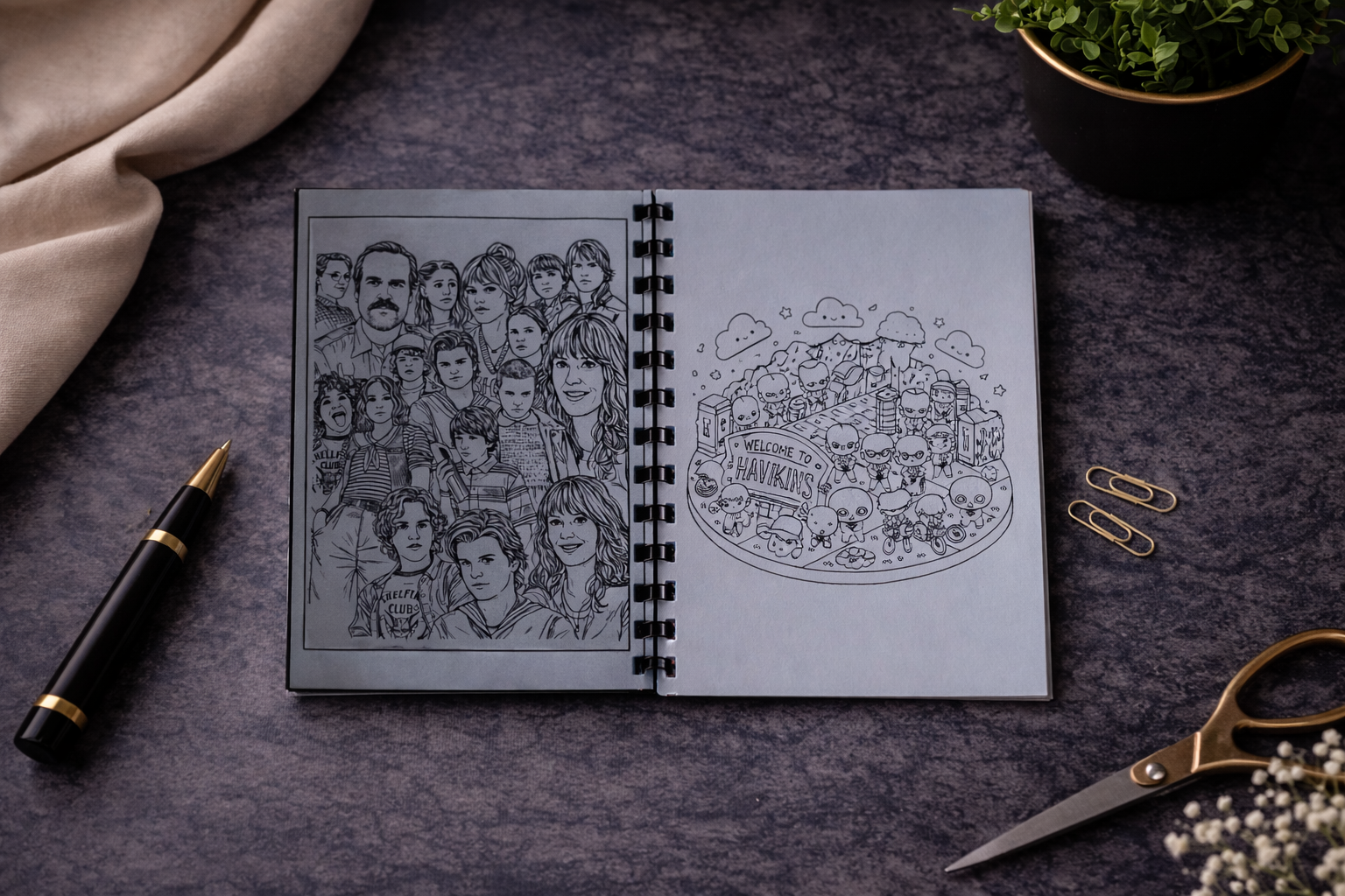 Stranger Things Malbuch