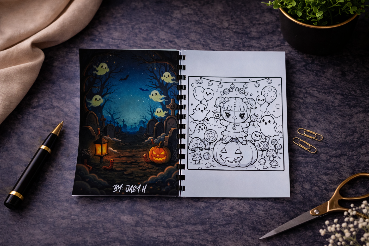 Herbst Malbuch