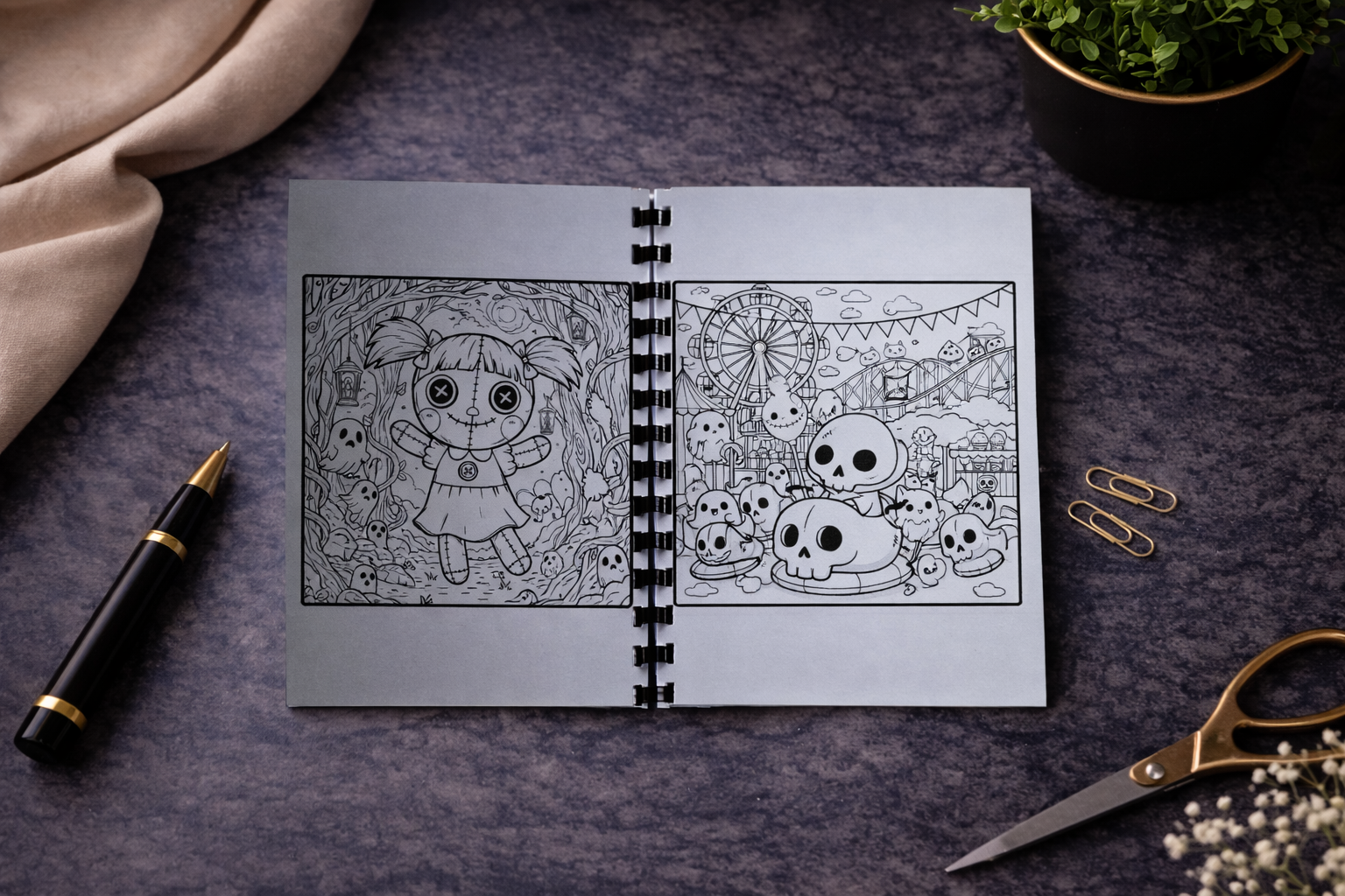 Herbst Malbuch