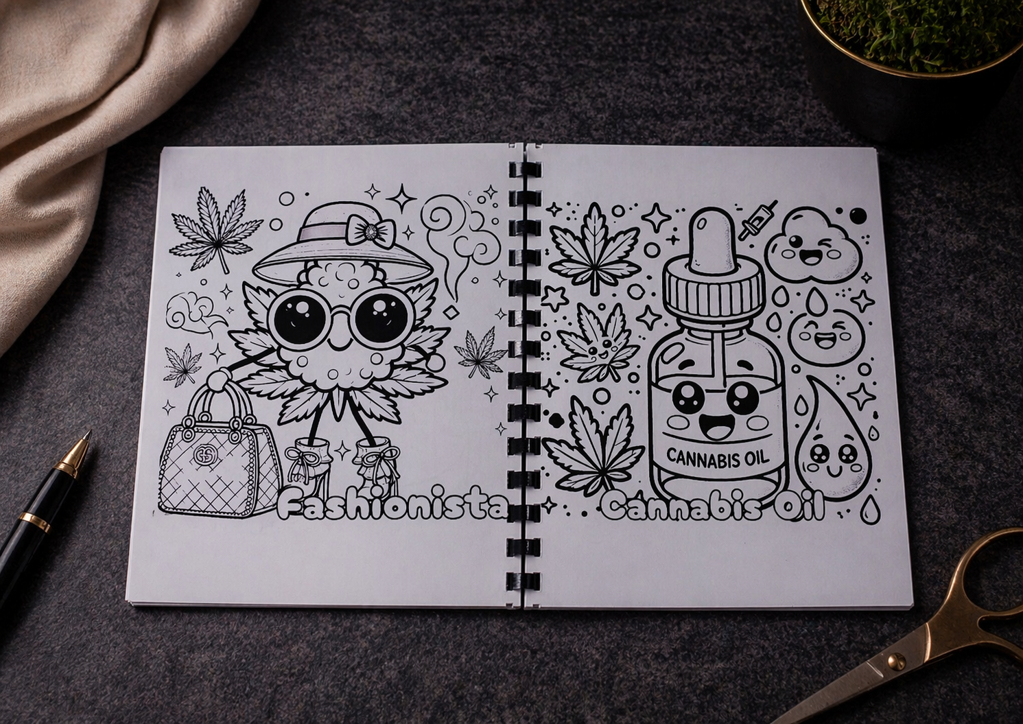 Hotboxen Malbuch