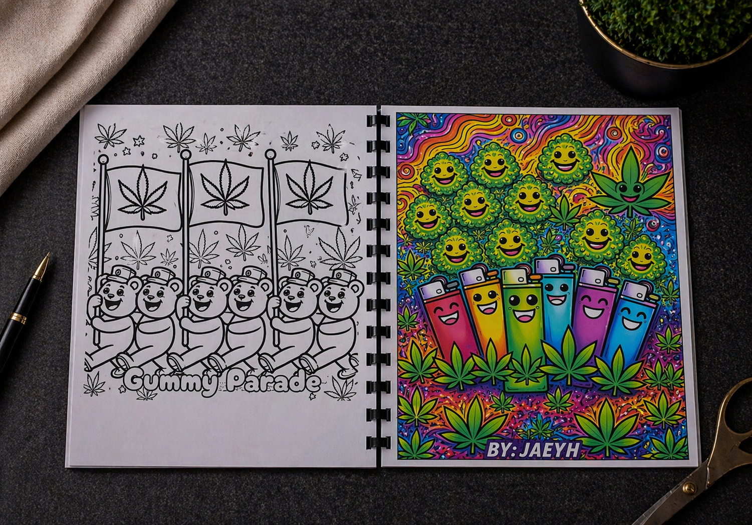 Hotboxen Malbuch