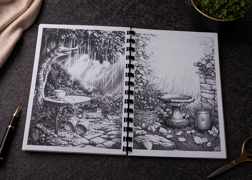 Omas Garten Malbuch