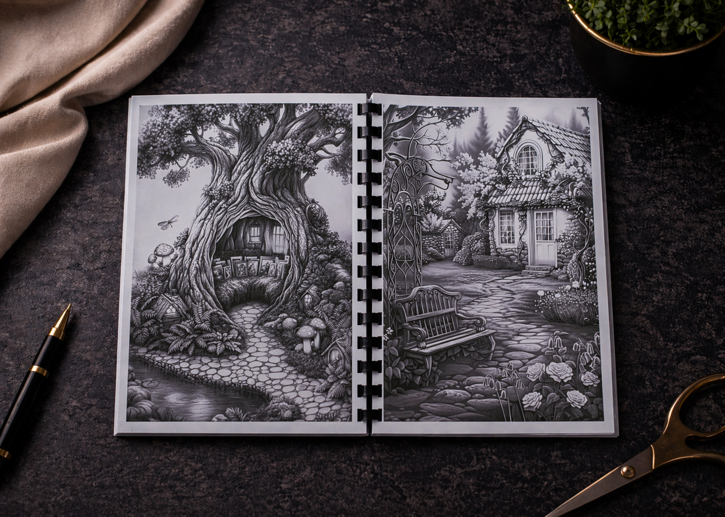 Omas Garten Malbuch