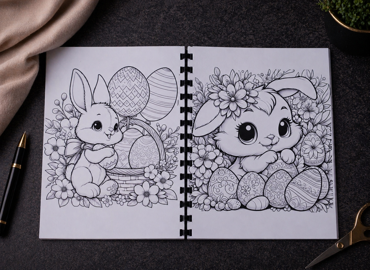 Ostern Malbuch