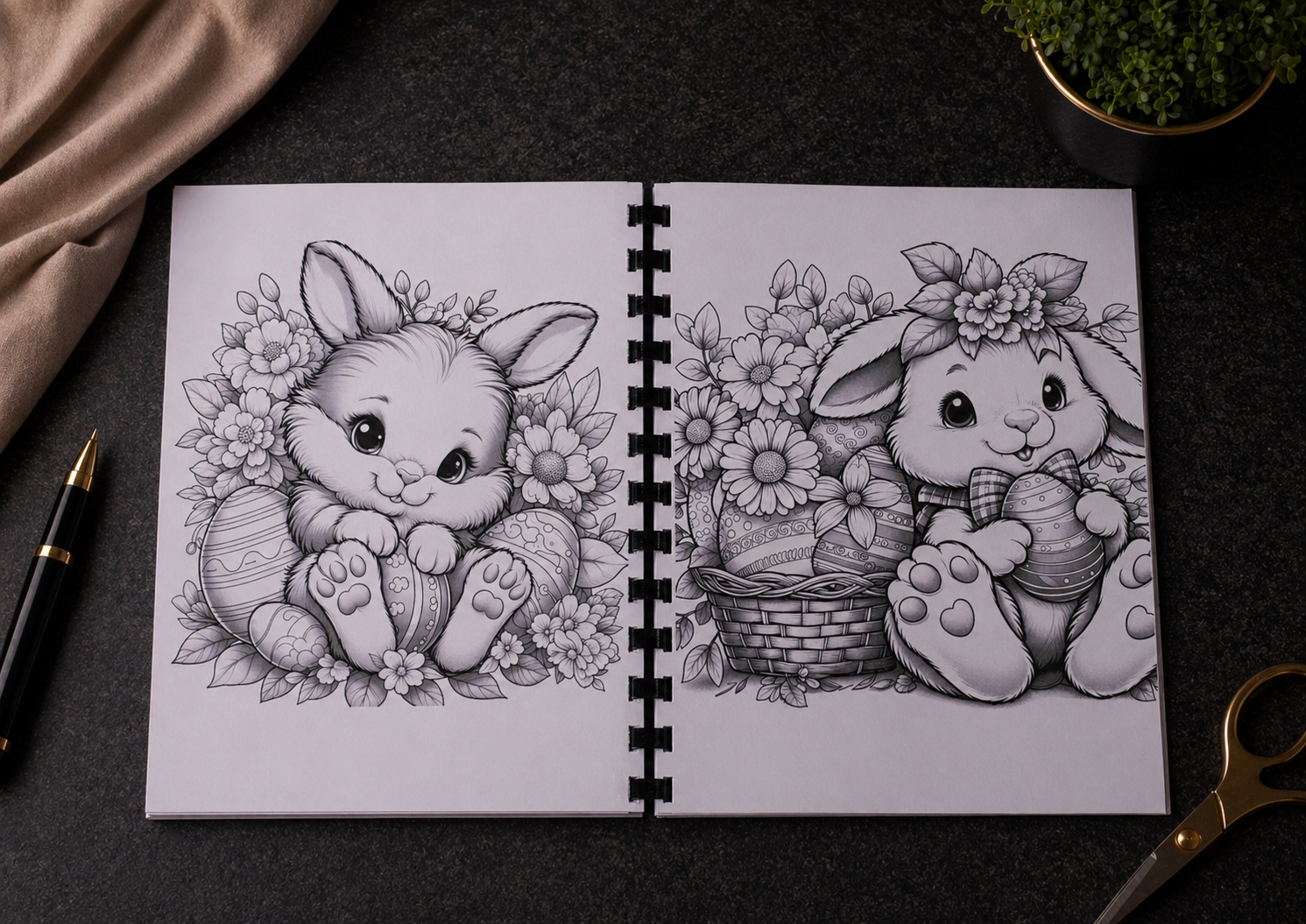 Ostern Malbuch