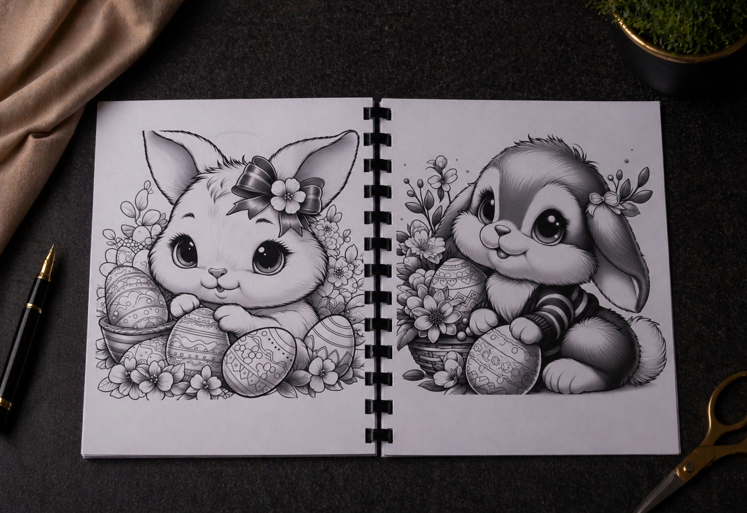 Ostern Malbuch