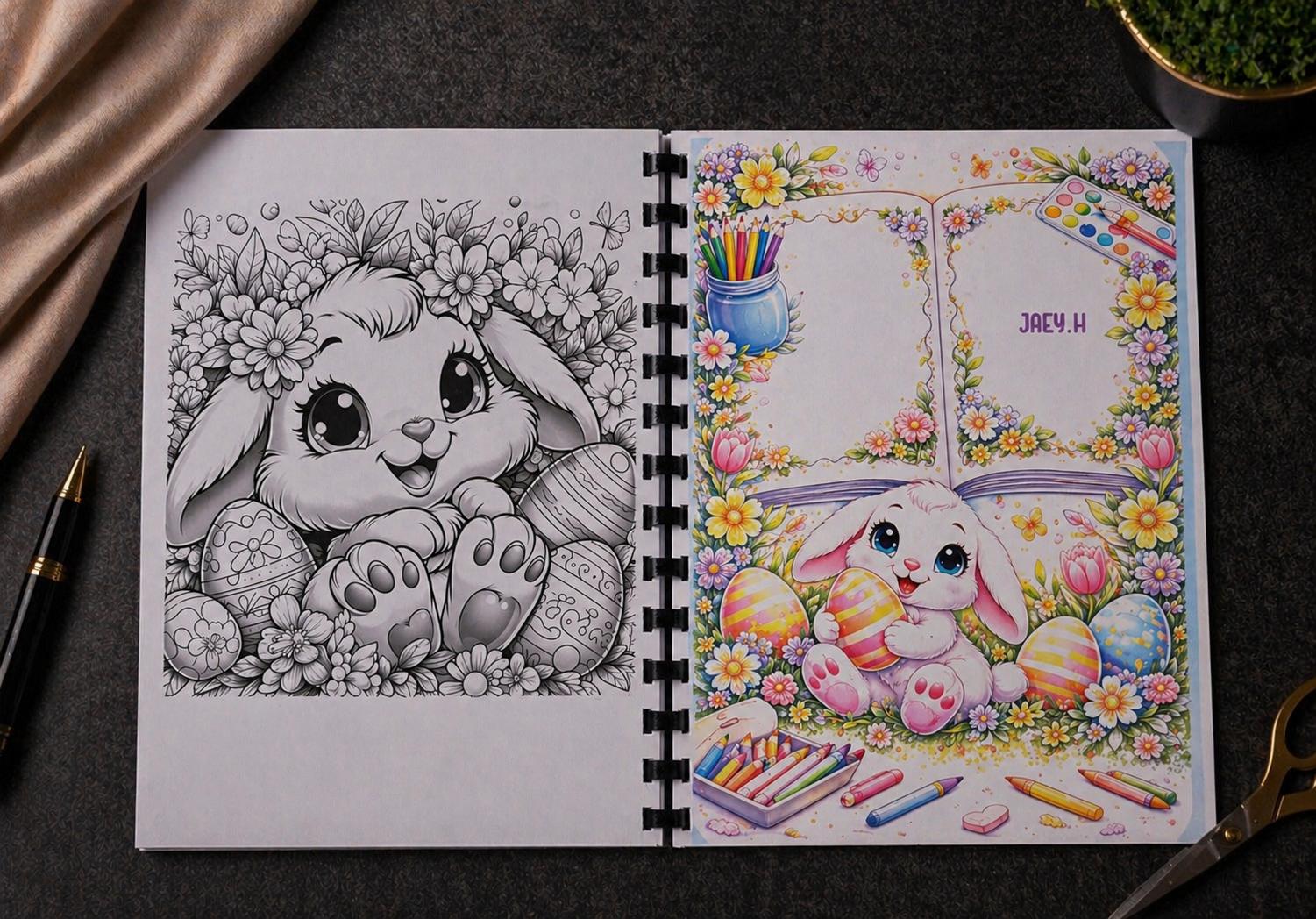 Ostern Malbuch