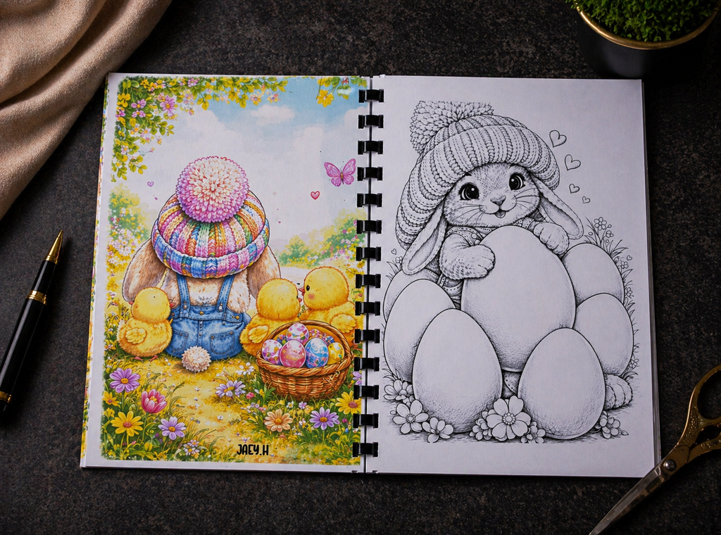 Ostern Malbuch
