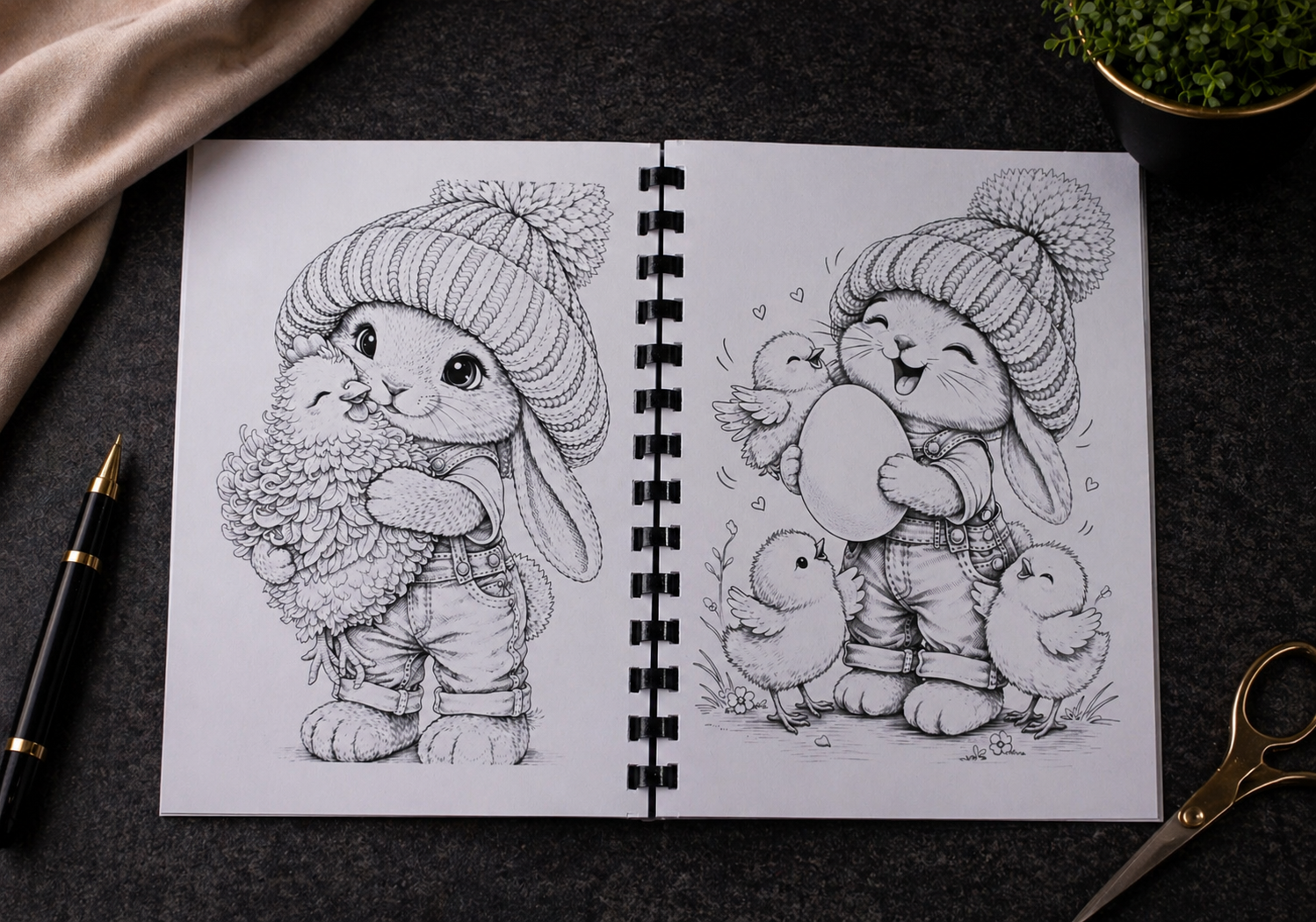 Ostern Malbuch