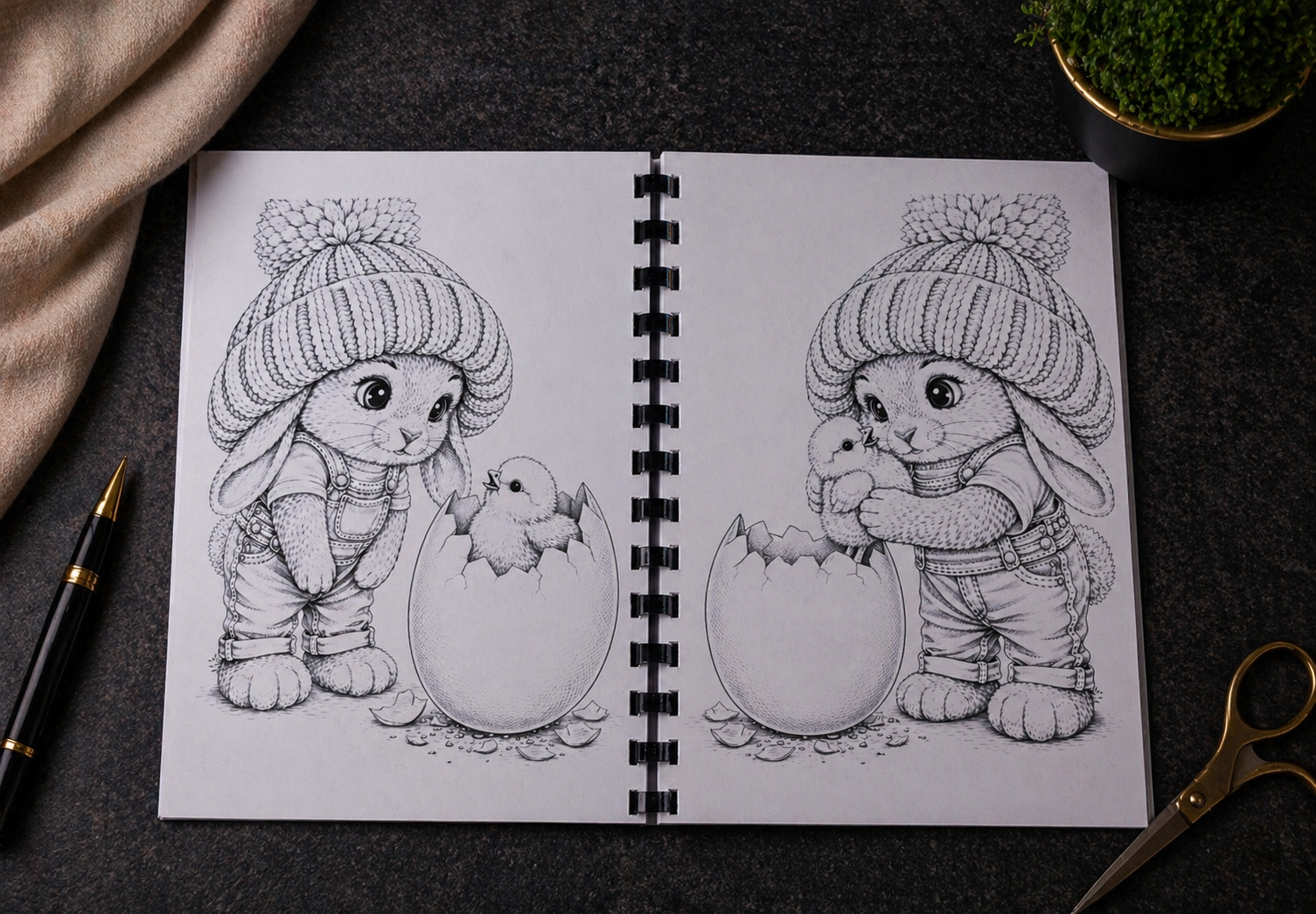 Ostern Malbuch