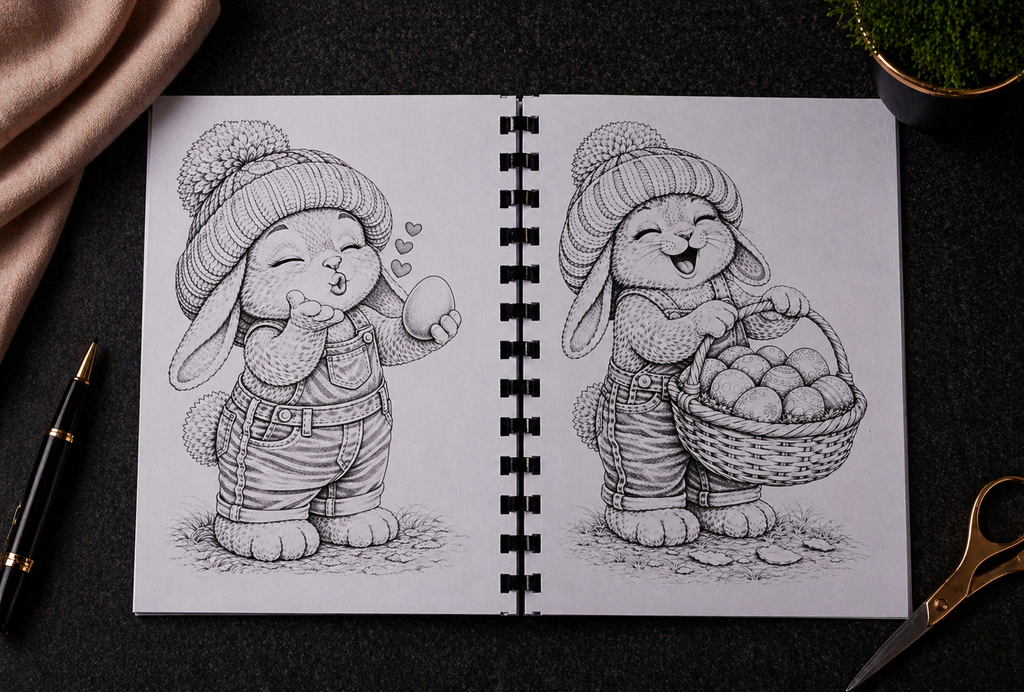 Ostern Malbuch
