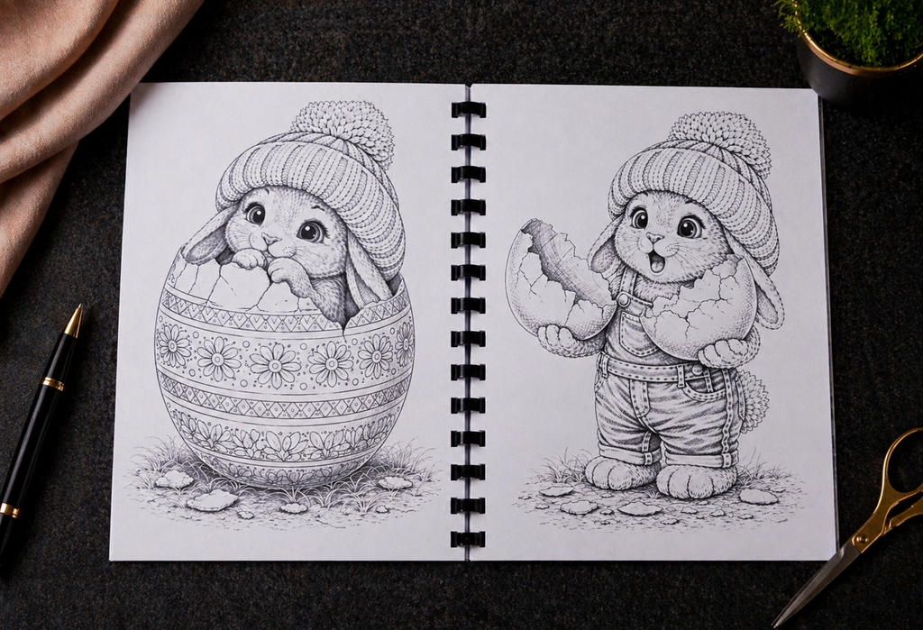 Ostern Malbuch