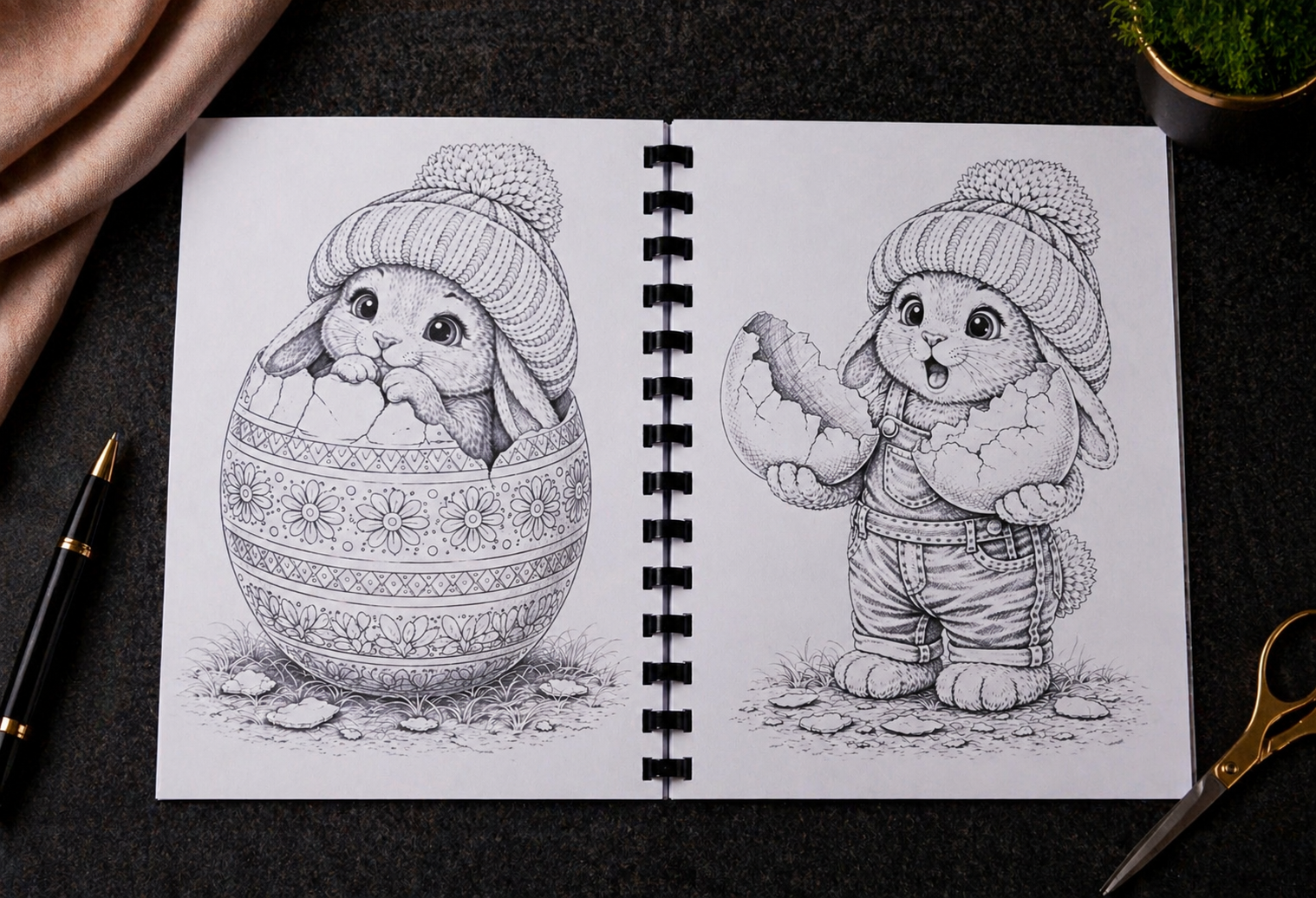 Ostern Malbuch