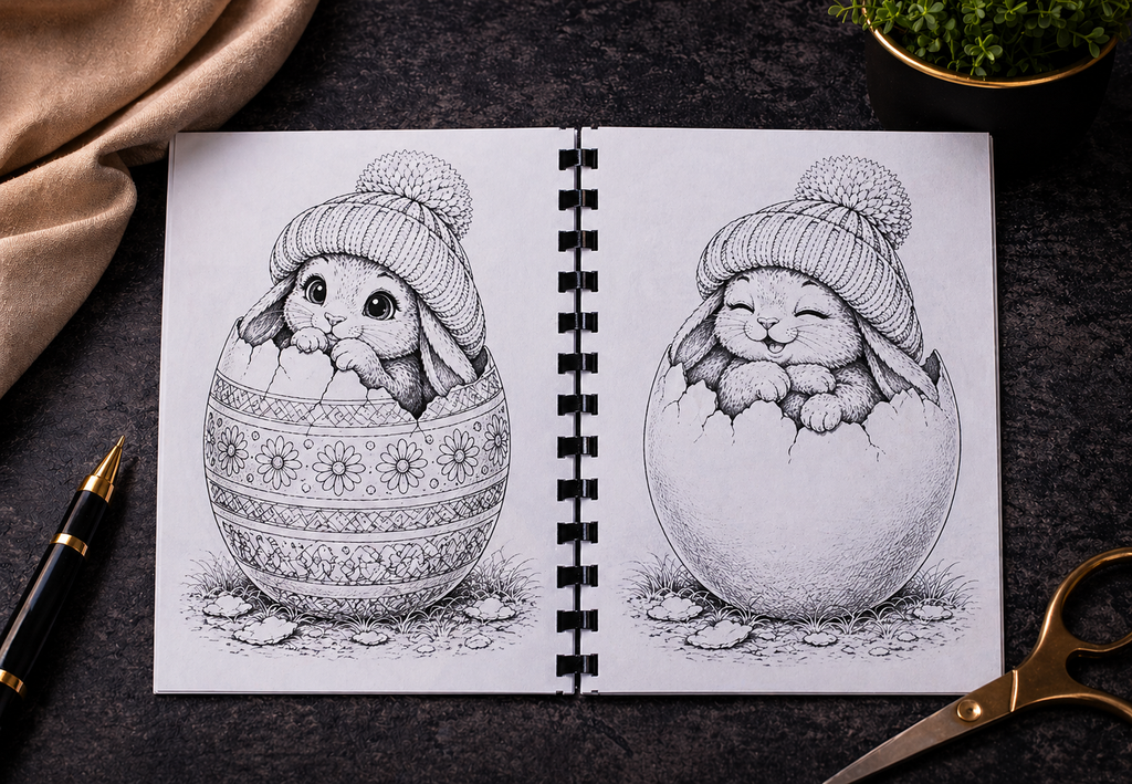 Ostern Malbuch