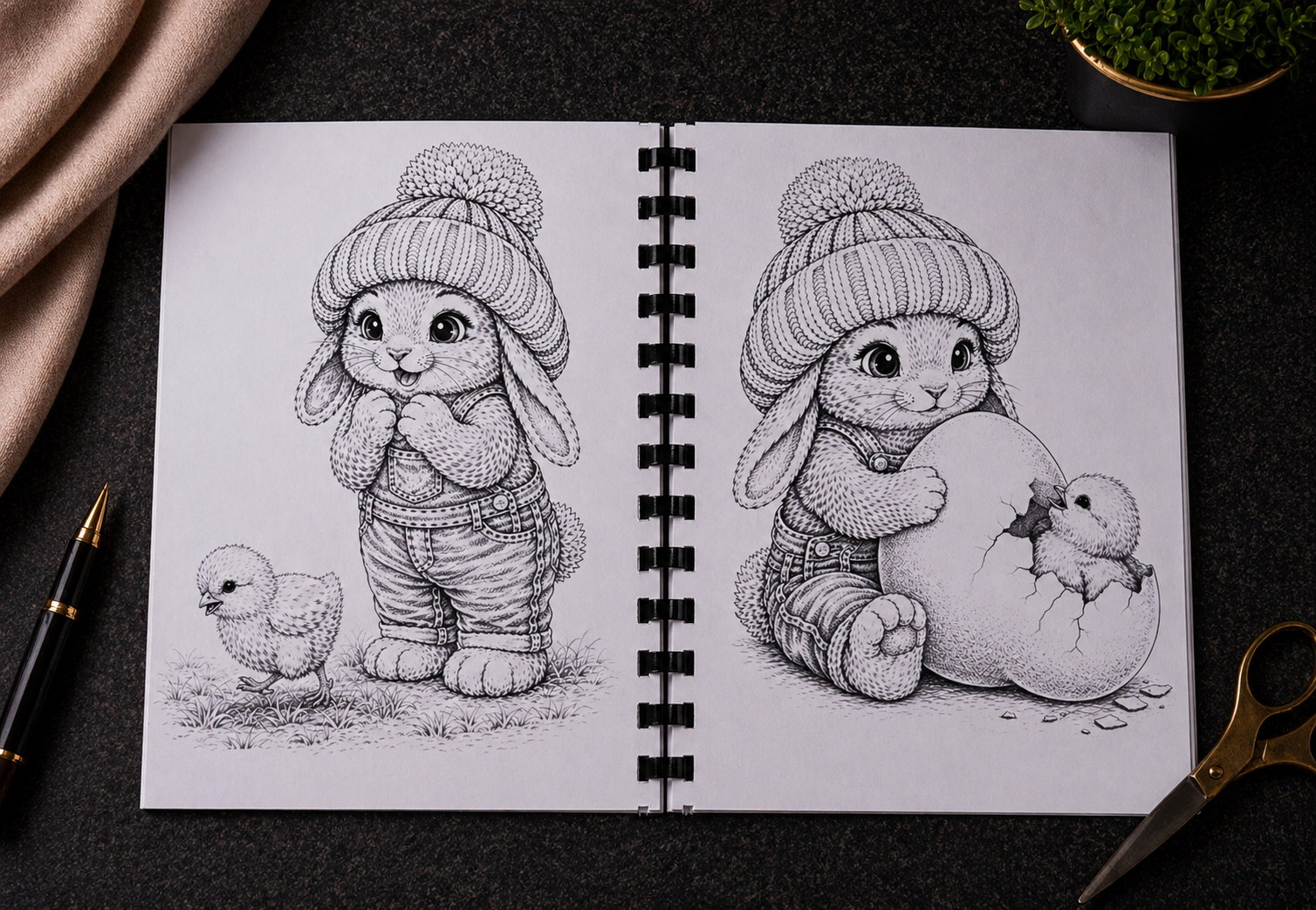 Ostern Malbuch