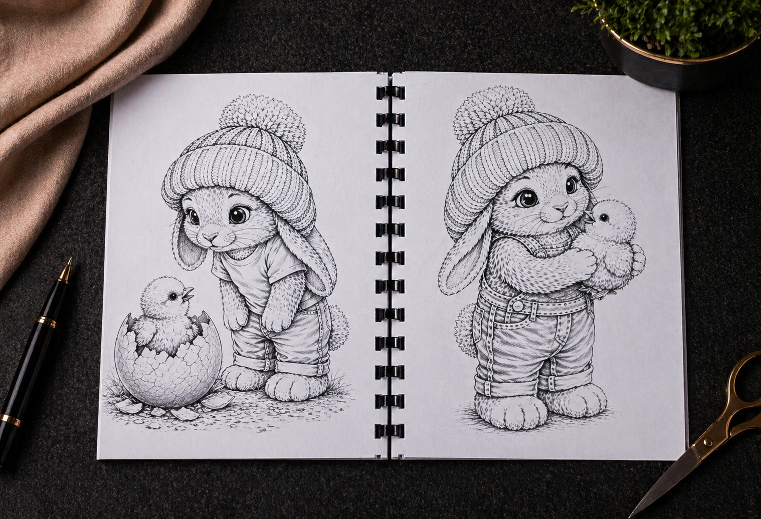 Ostern Malbuch