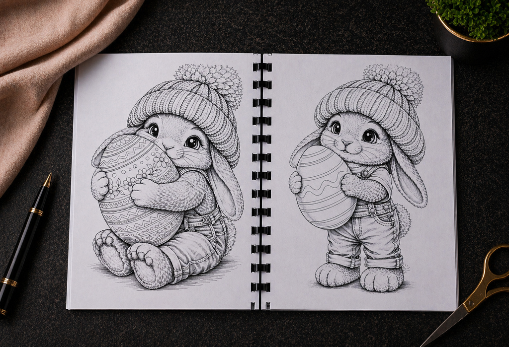 Ostern Malbuch