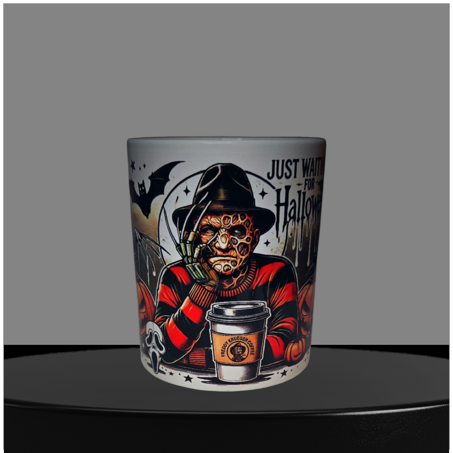 Halloween/Horror-Design Tasse, Kaffeebecher