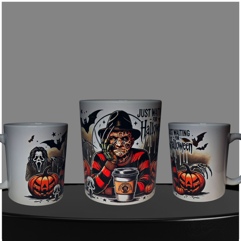 Halloween/Horror-Design Tasse, Kaffeebecher
