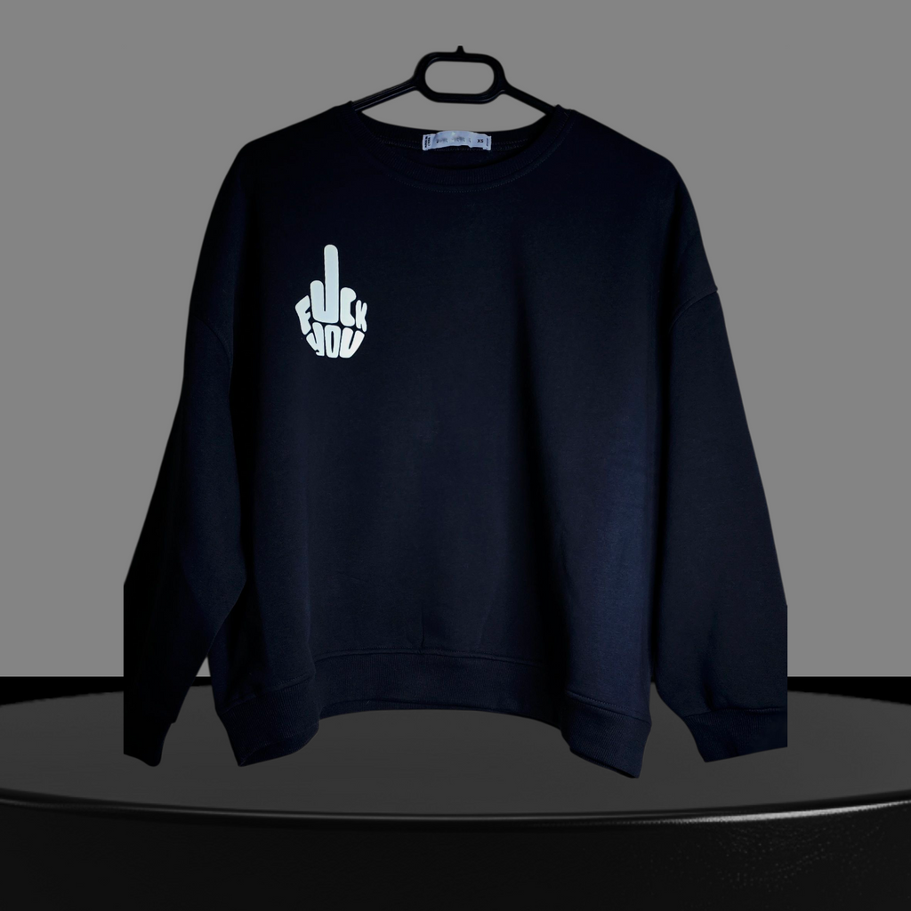 Langärmliger QR Code Pullover