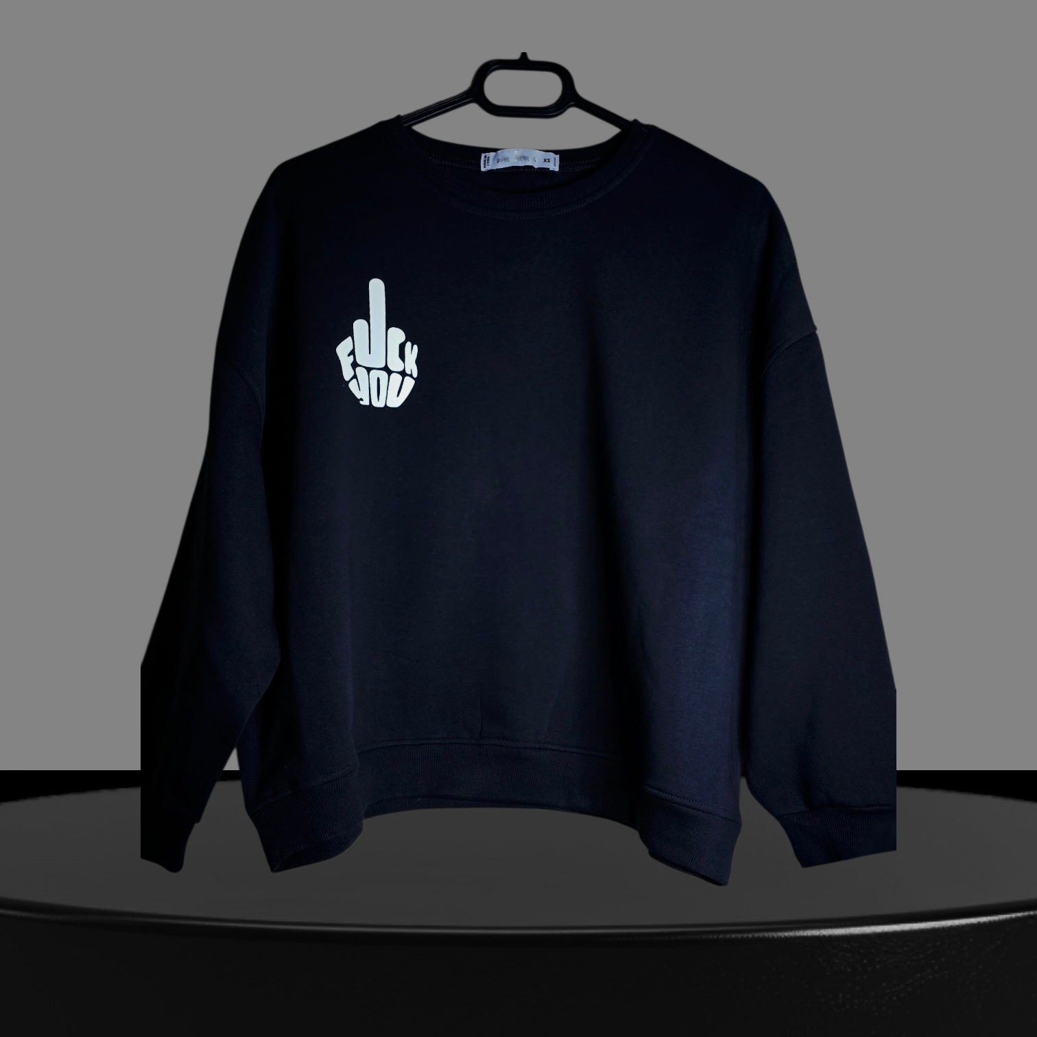 Langärmliger QR Code Pullover