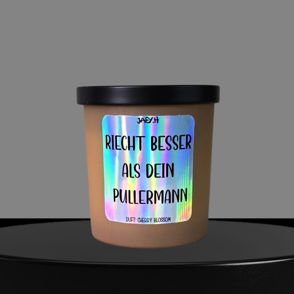 Duftkerze mit Humorvollem Spruch