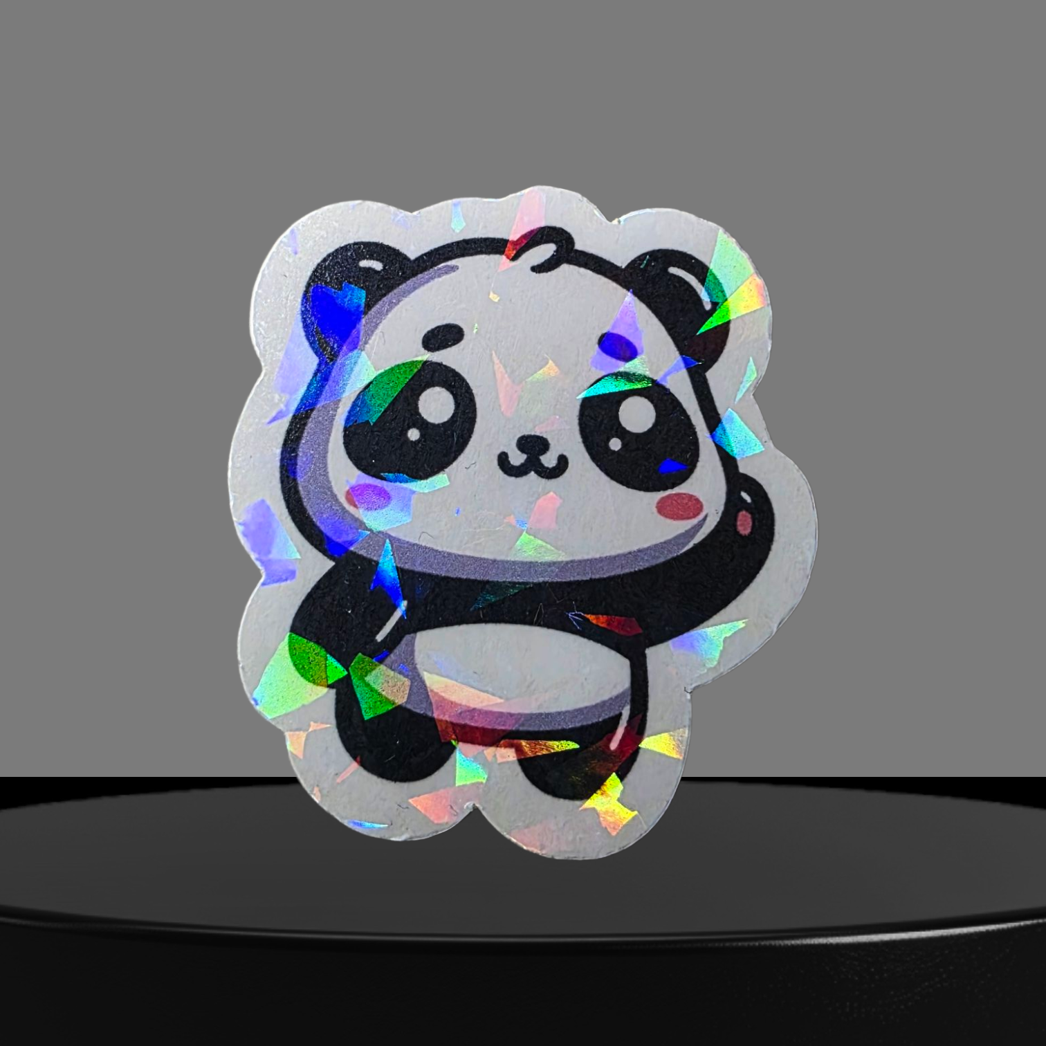 Panda Glitzer Sticker