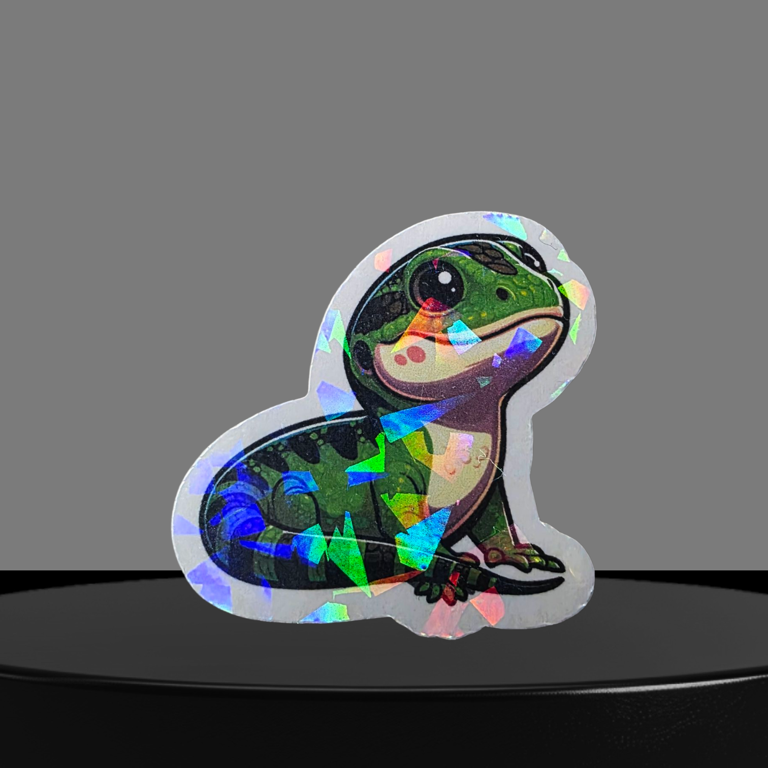 Gecko Glitzer Sticker