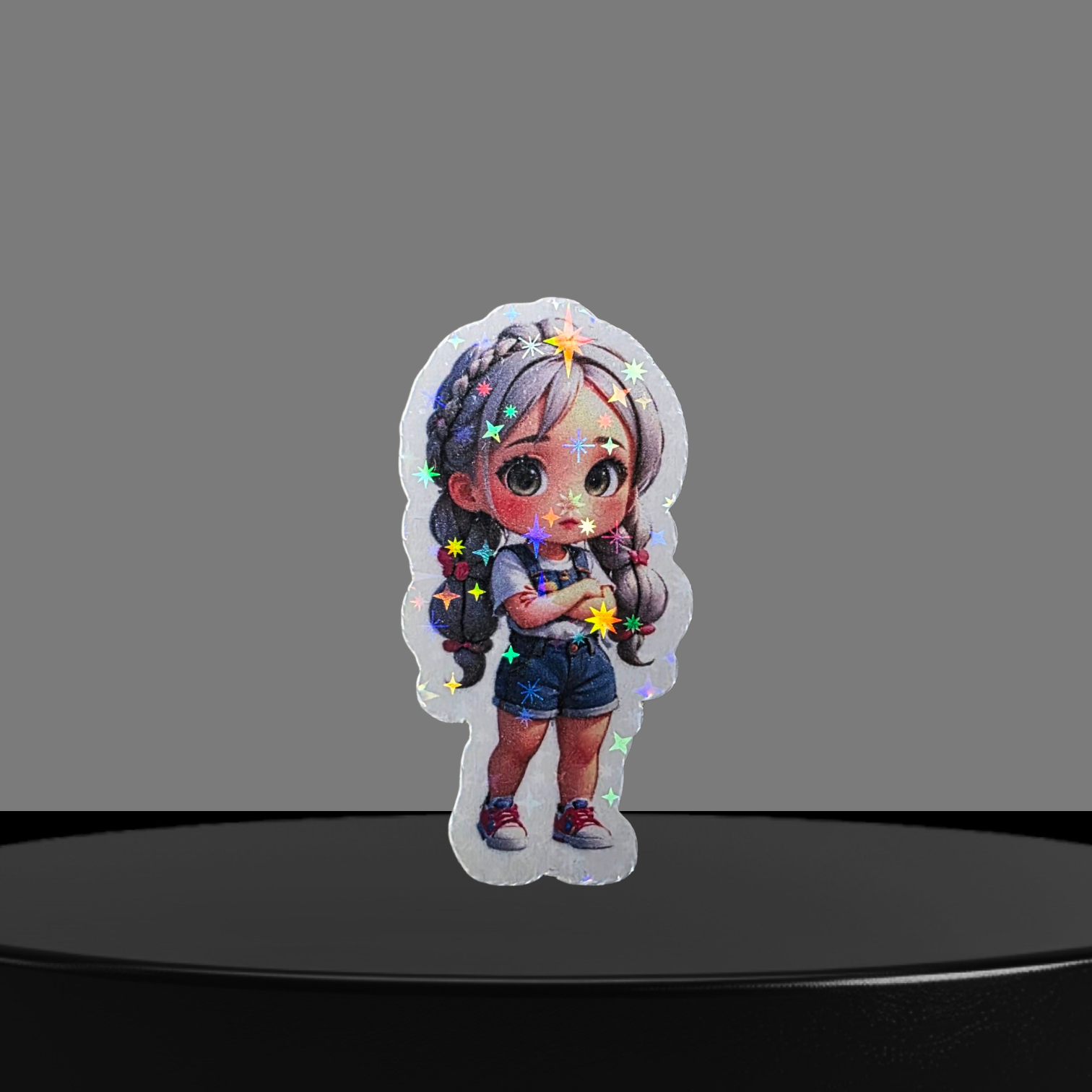 Mädchen Glitzer Sticker