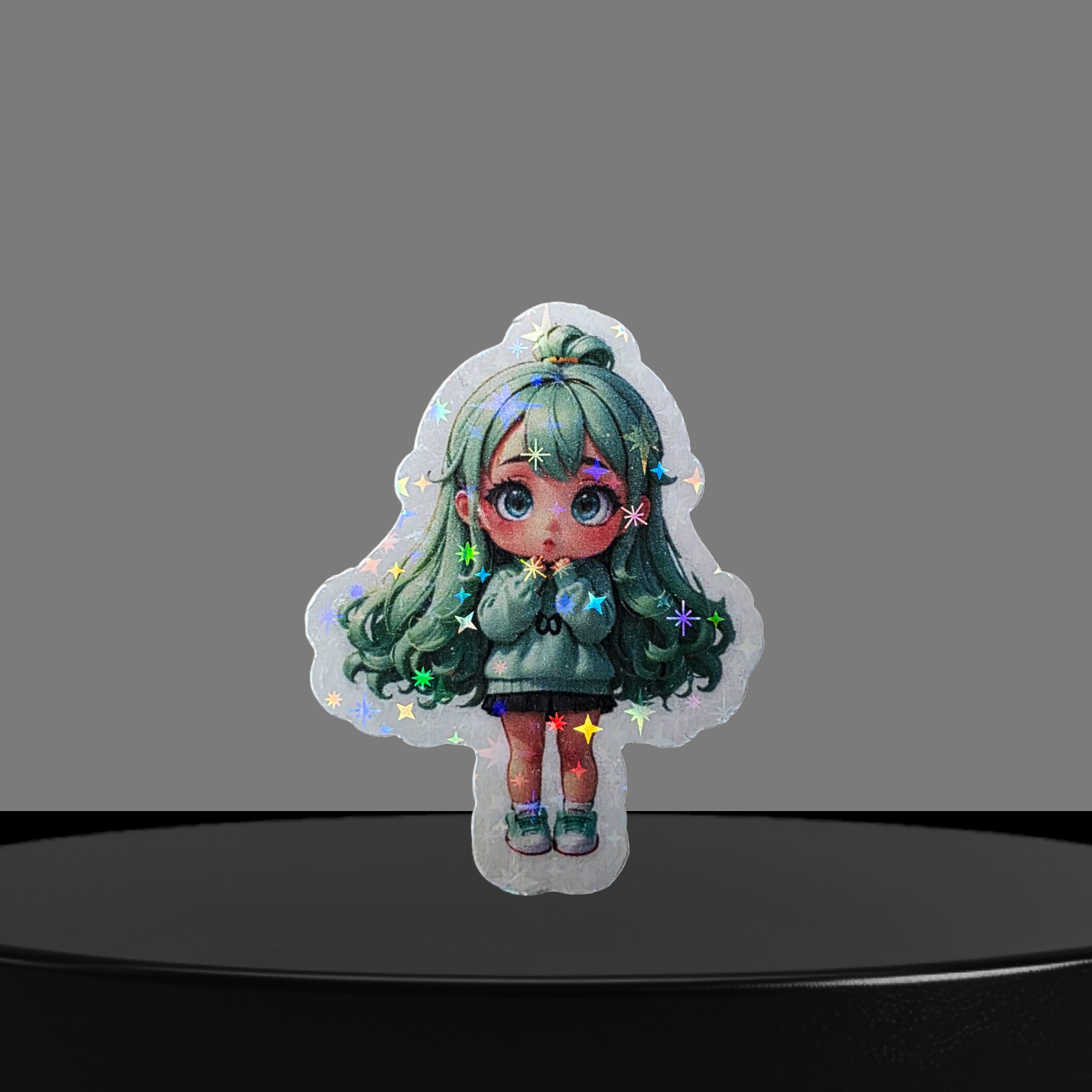 Mädchen Glitzer Sticker