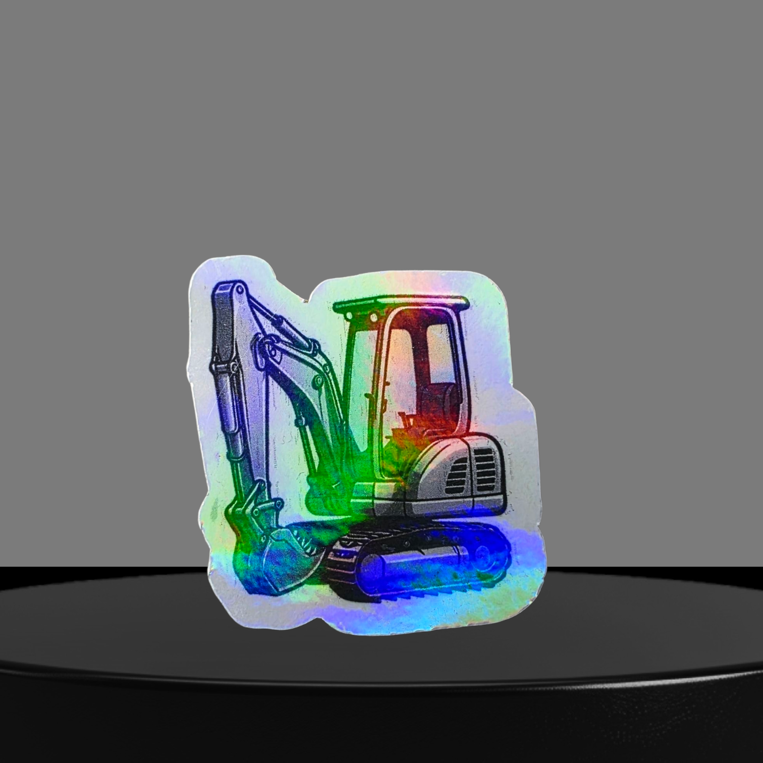 Bagger Glitzer Sticker