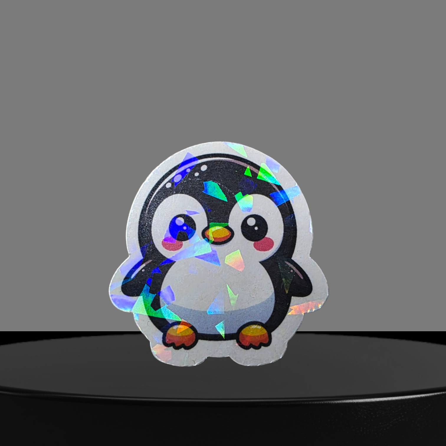 Pinguin Glitzer Sticker