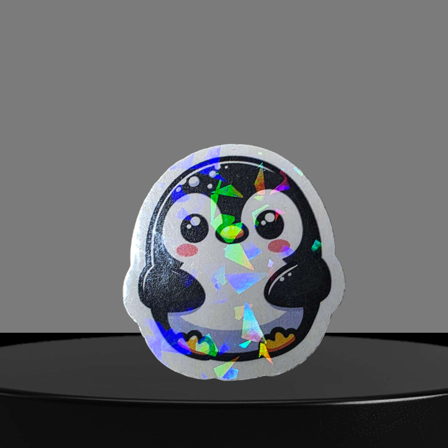 Pinguin Glitzer Sticker