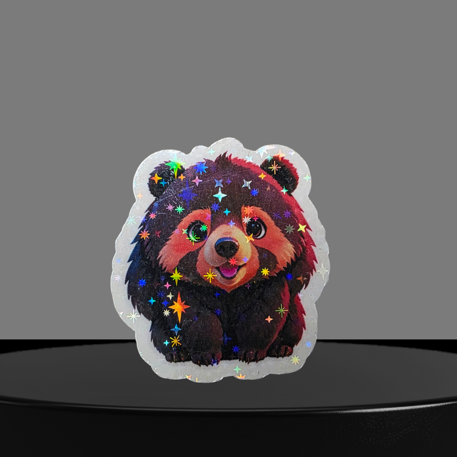 Bär Glitzer Sticker