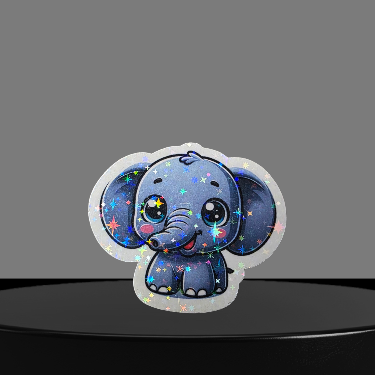 Elefant Glitzer Sticker
